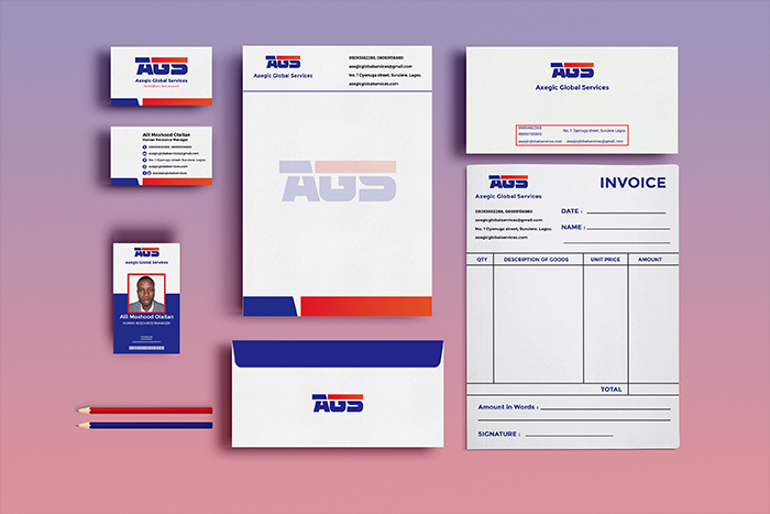 Axegic global branding design