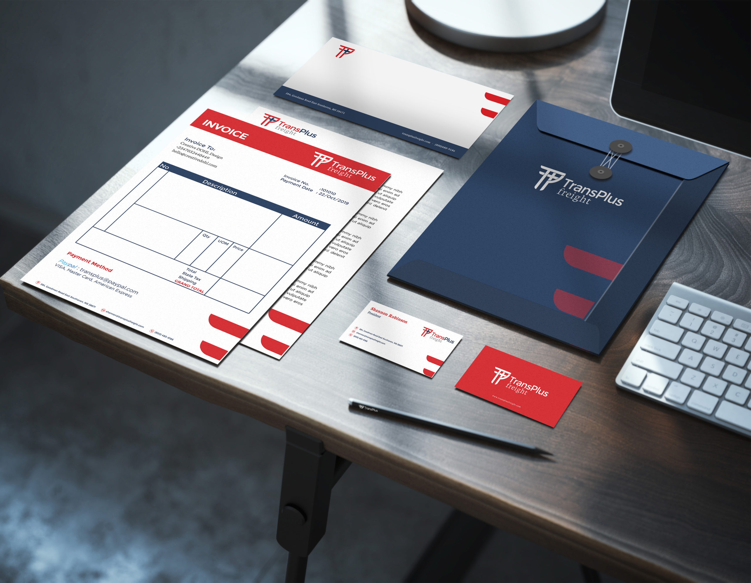Brand Identity Design Process – TransPlus