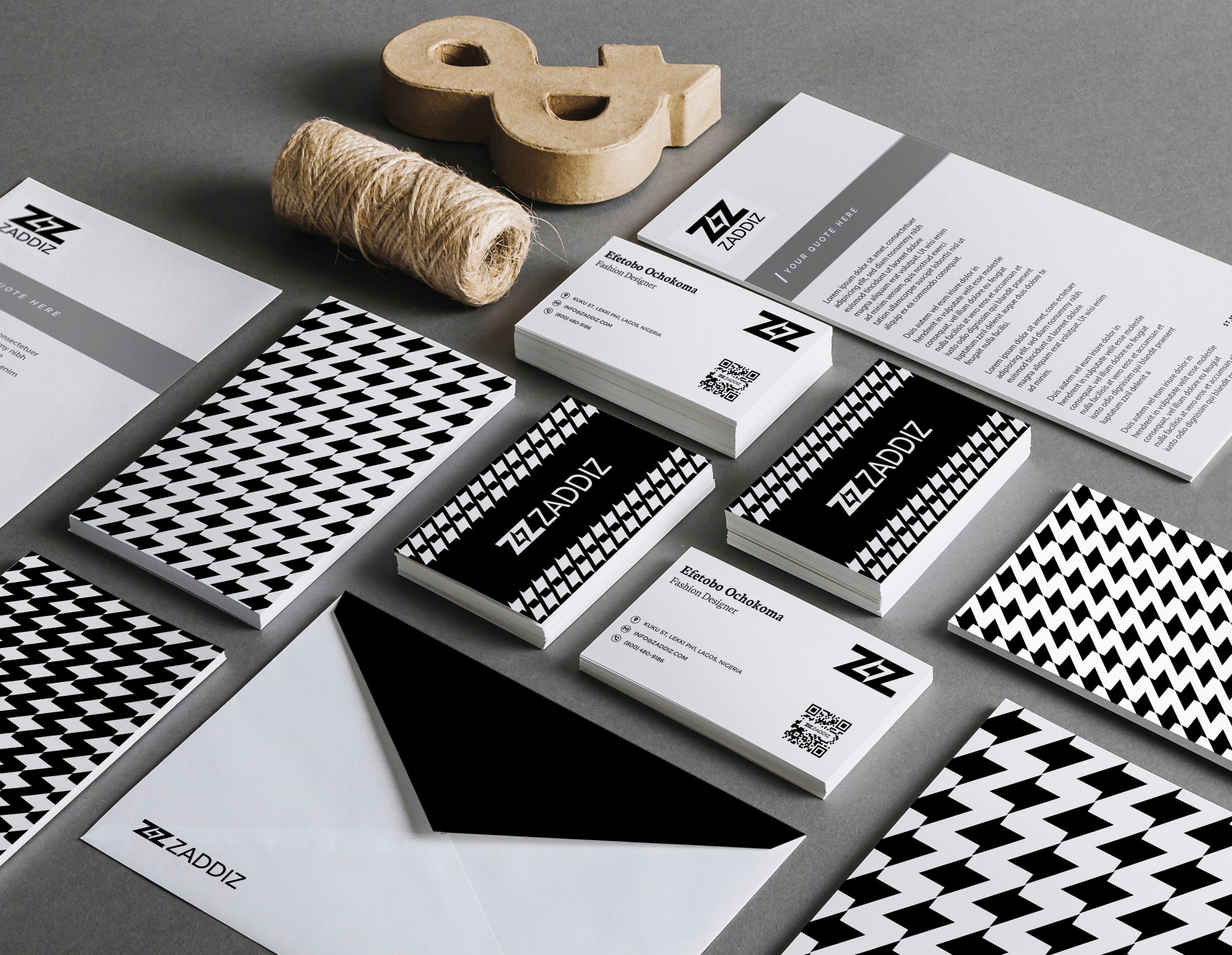 Brand Identity Design Process – Zaddiz