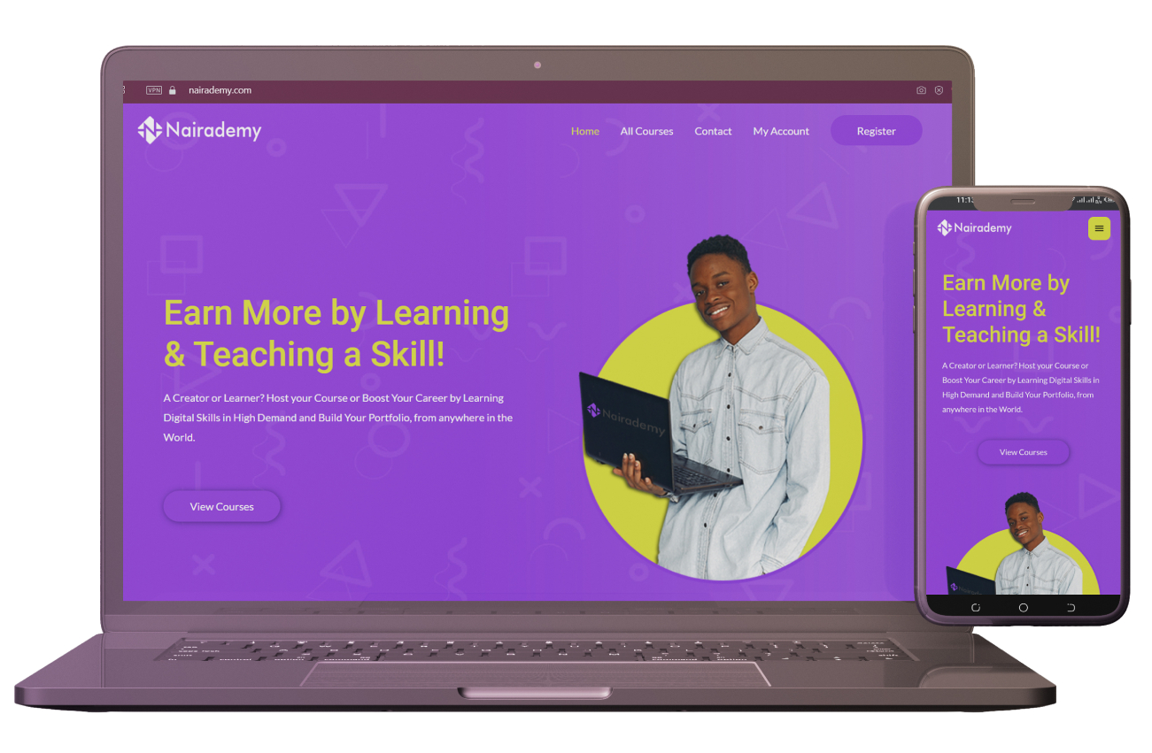 Website Design & Content – Nairademy