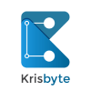 krisbyte logo design